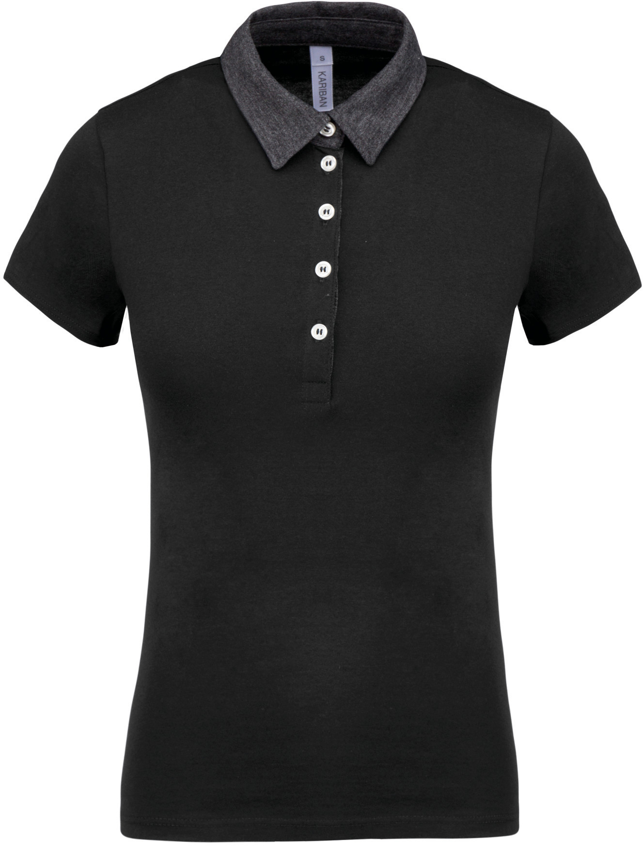 Kariban K261 - Polo jersey bicolore femme
