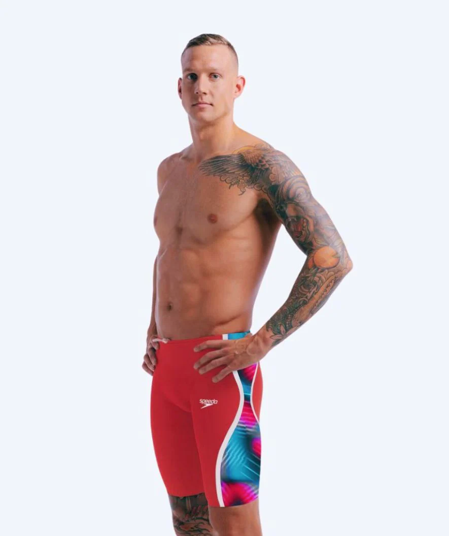 Speedo konkurrence badebukser til mænd - LZR Pure Intent 2.0 - Rød/multi