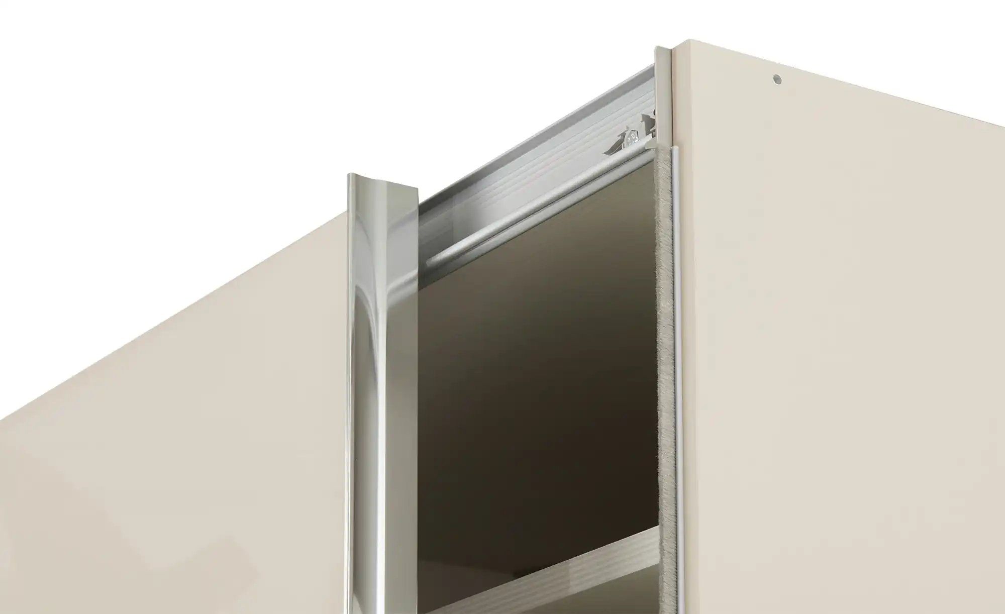 Schwebetürenschrank Ensenso Glas