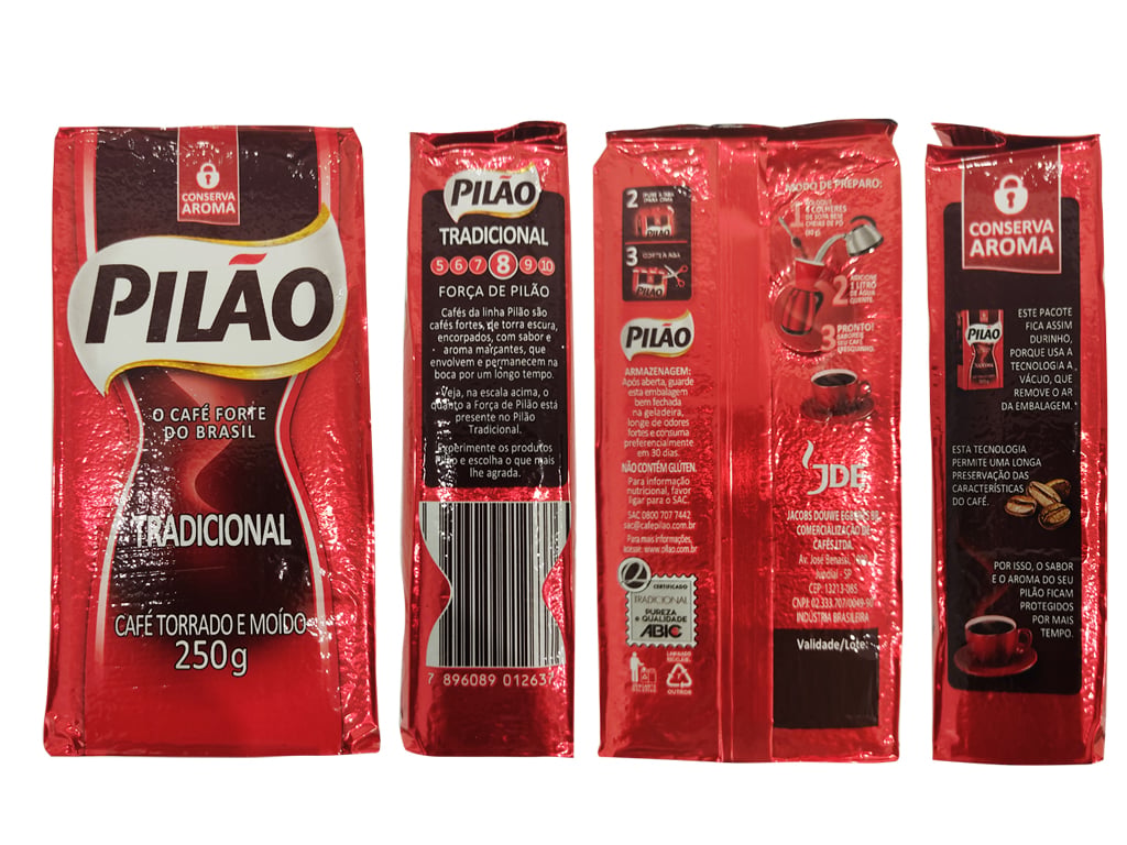 CAFÉ PILÃO TRADICIONAL 250G