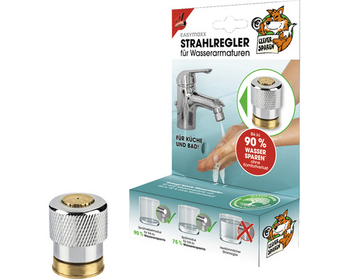 EASYmaxx beluchter voor waterbesparing, chroom 07938