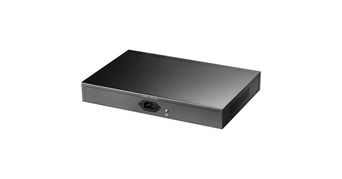Cudy16-Port 10/100M PoE+ Switch  (Zwart)