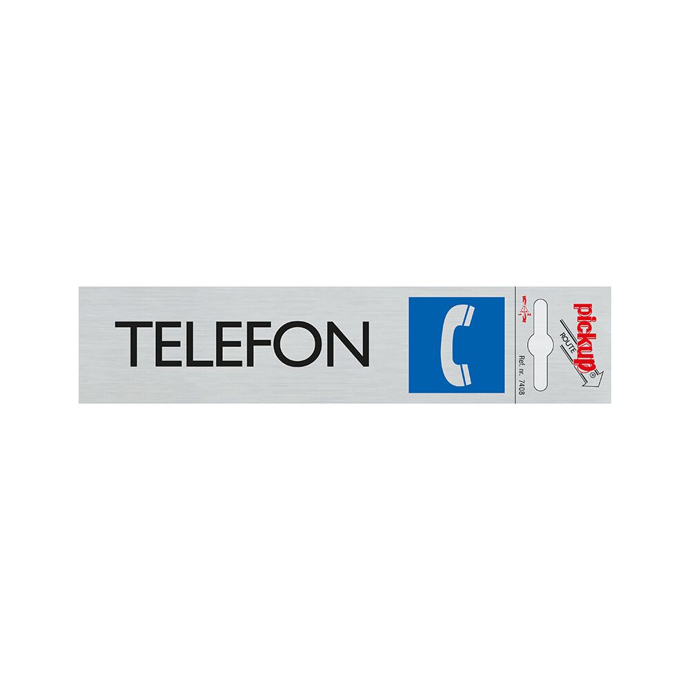 SKILT PICKUP MOBILTELEFON FORBUDT ALU 165 X 44