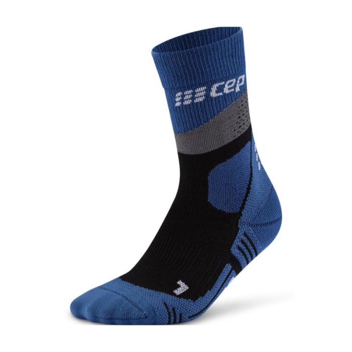 CEP Herre Strømper Max Cushion Hiking Socks Mid-Cut Blå