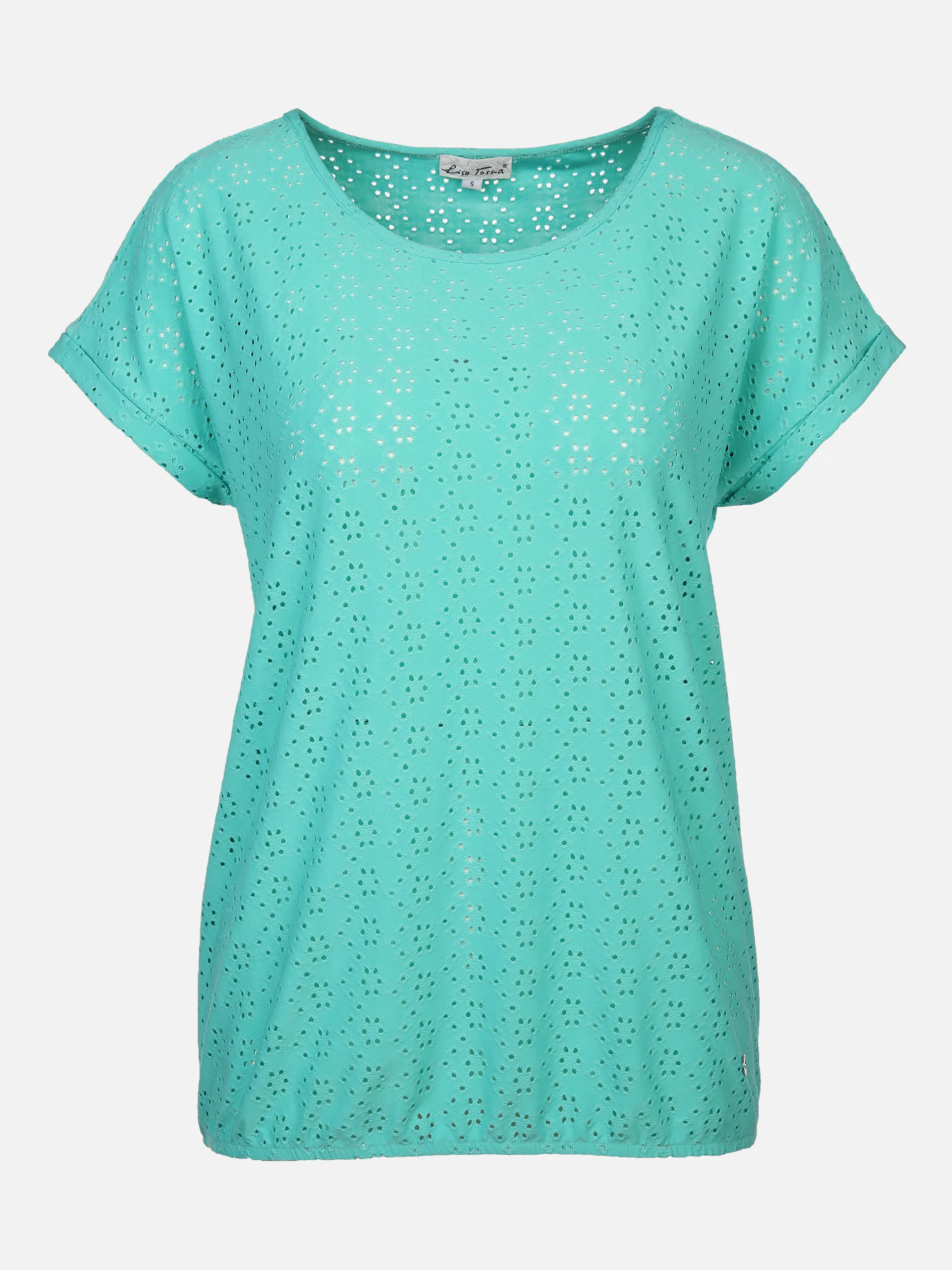 Damen Shirt mit Lochmuster
