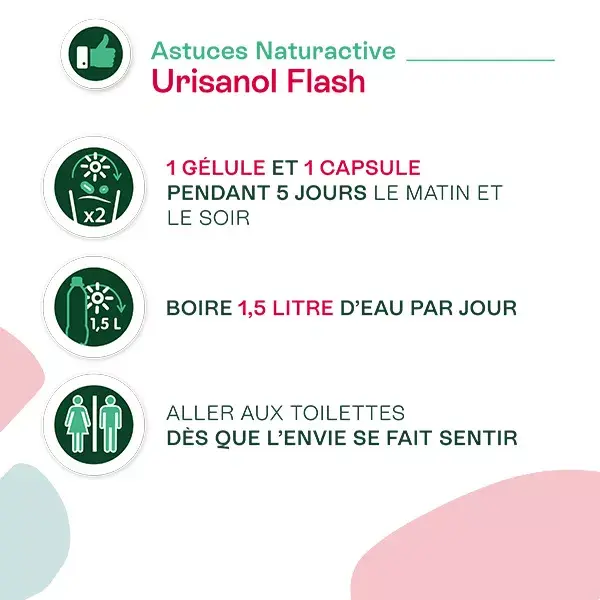 Naturaactive Urisanol Flash Cranberry e 5 Óleos Essenciais - 10 cápsulas e 10 cápsulas gelatinosas