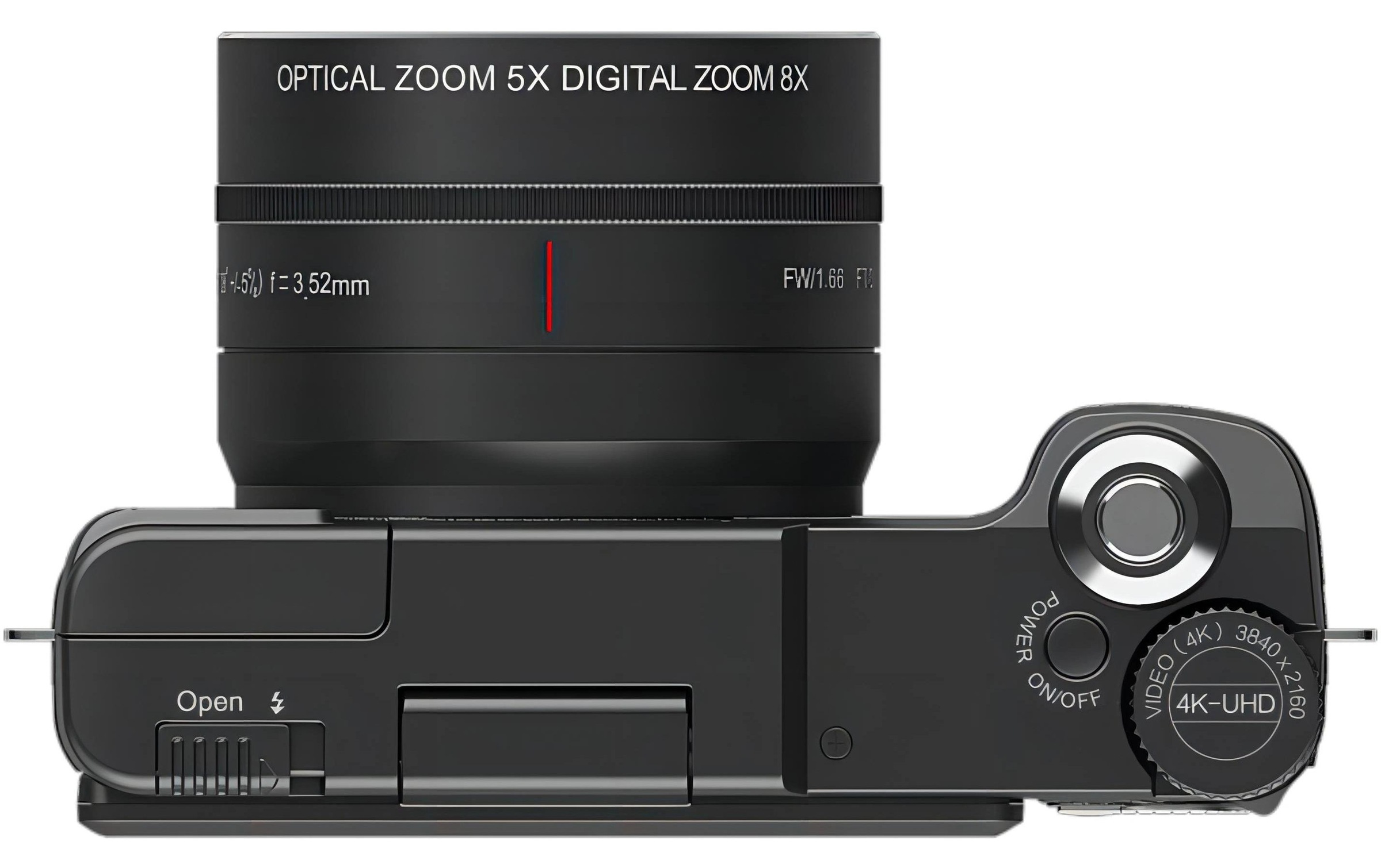 AgfaPhoto Kompaktkamera »Realishot VLG4K-OPT« , 24 , 5 fach fach x opt. Zoom