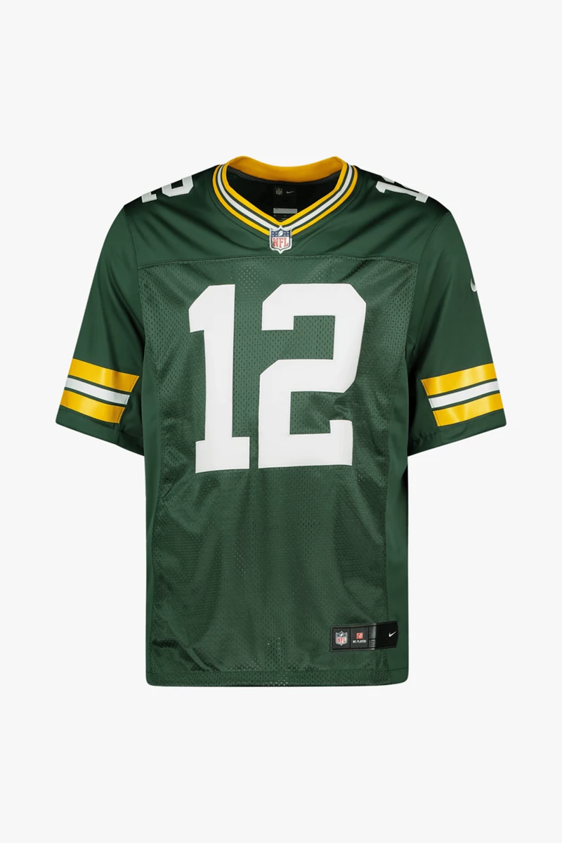 Nike Green Bay Packers Home Aaron Rodgers Herren Trikot