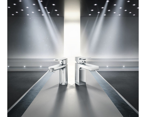 hansgrohe wastafelmengkraan met eengreepsmengkraan VERNIS SHAPE 100 chroom met trekstang 71561000