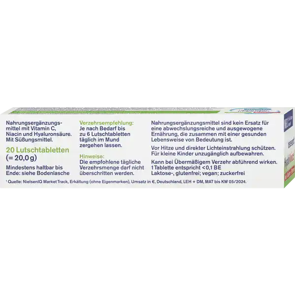 HyaloVoice Hals Rachen Stimme Lutschtabletten