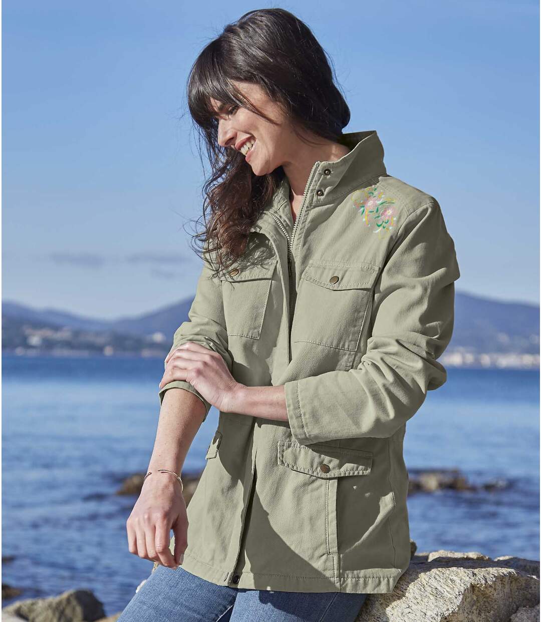 Veste Saharienne Brodée