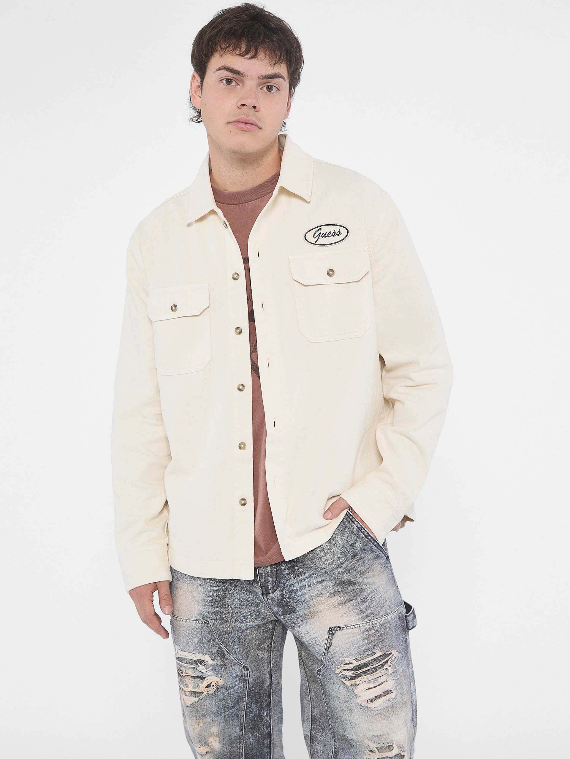 Camisa GUESS Originals Patch Work