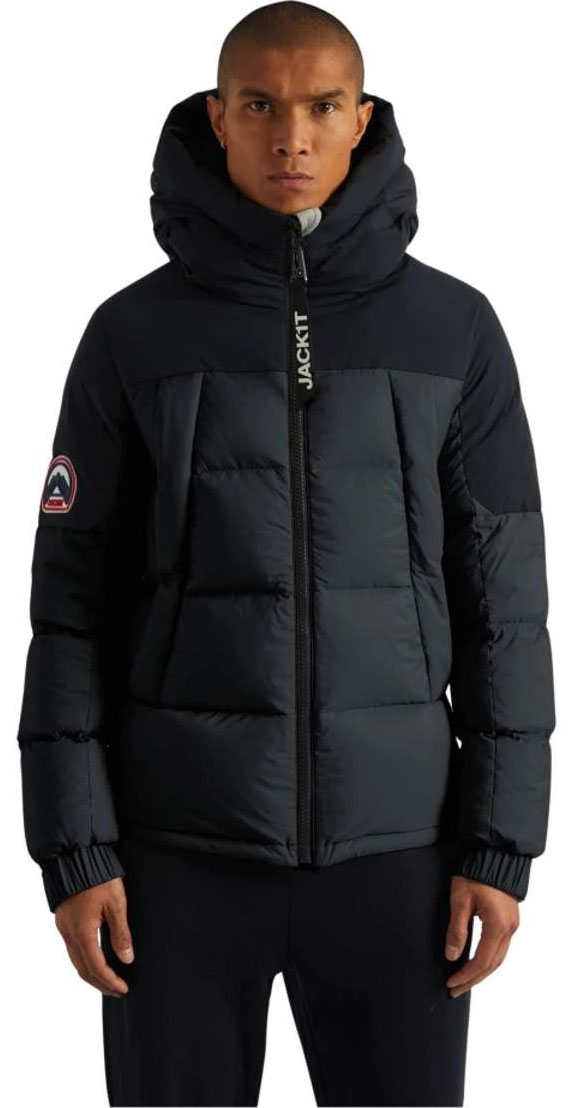 Luna Down Puffer Hood Herre Black/Black