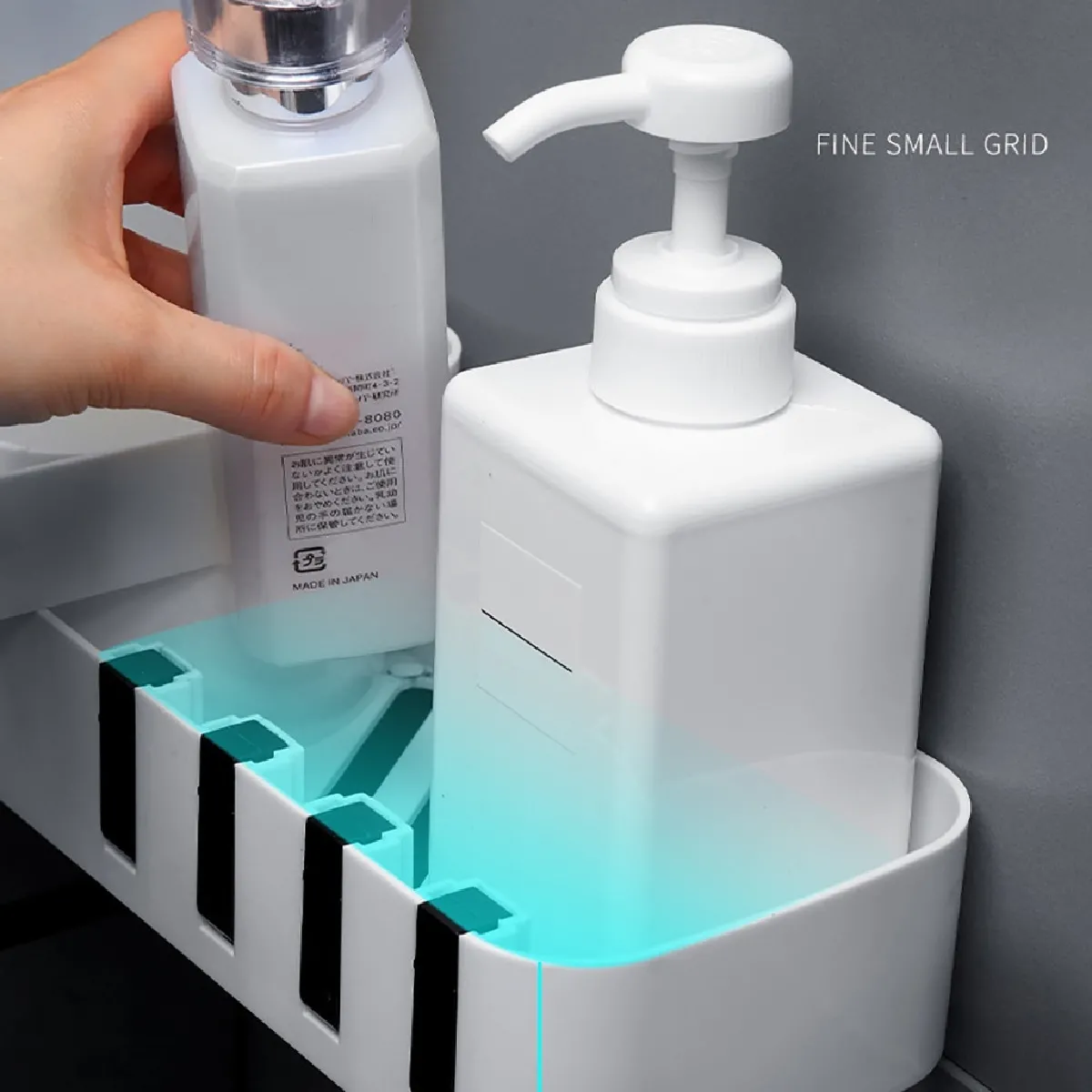 Wewoo Étagère Douche Rotative Noir Sans Soudure