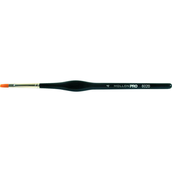 Pinceau Plat Gel UV Mollon Pro 10/4 mm