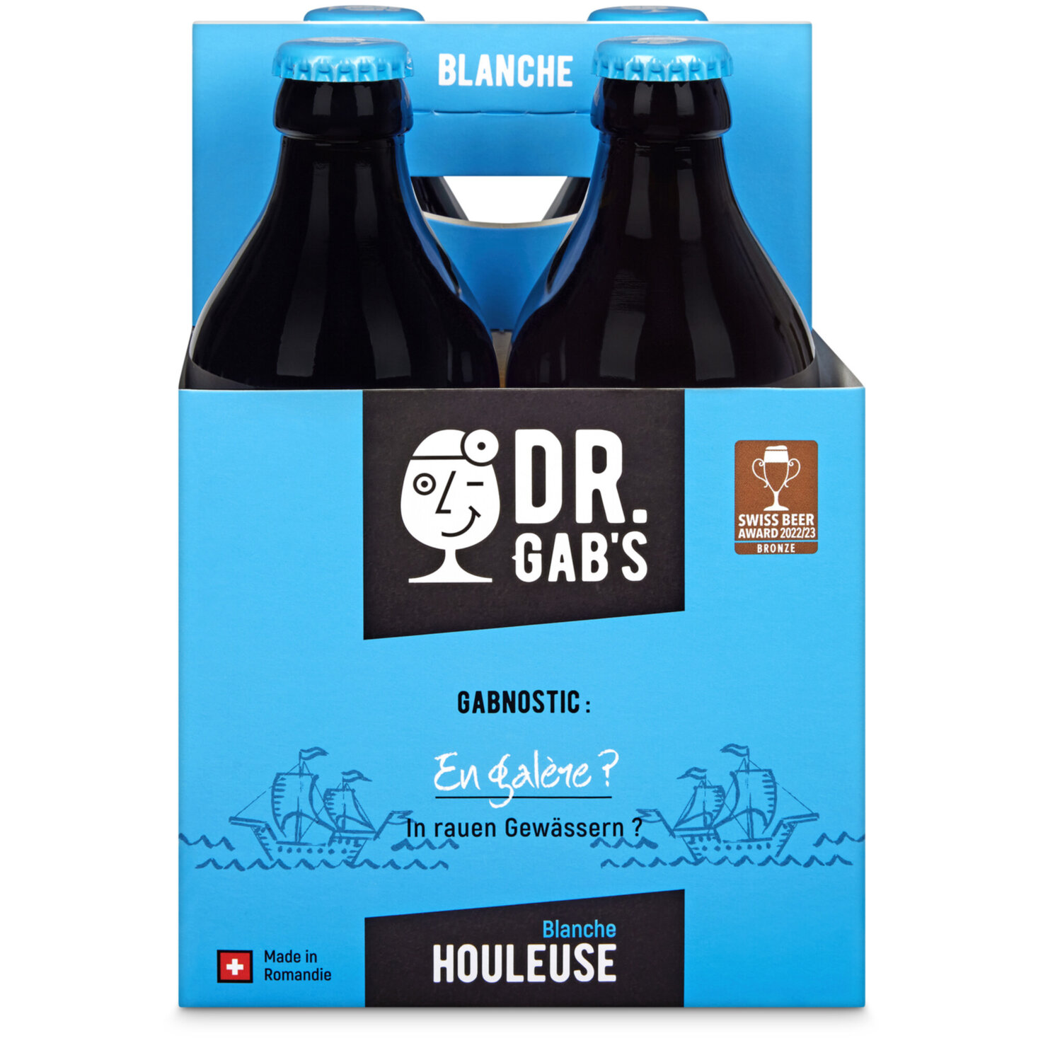 Docteur Gab's Bier hell Houleuse 4x33cl -132cl