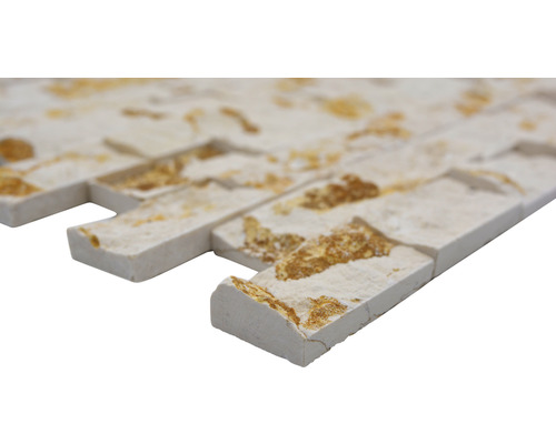 Natuursteenmozaïek MOS X3D 46 beige 30x30 cm