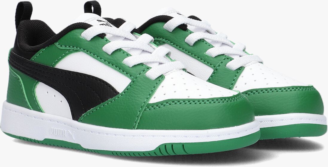 PUMA groene puma lage sneakers rebound v6 lo