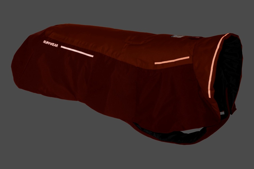 Veste d'hiver vert™ impermeable, coupe-vent et isolé avec boucles de jambe. Couleur: campfire orange (orange), taille: xl