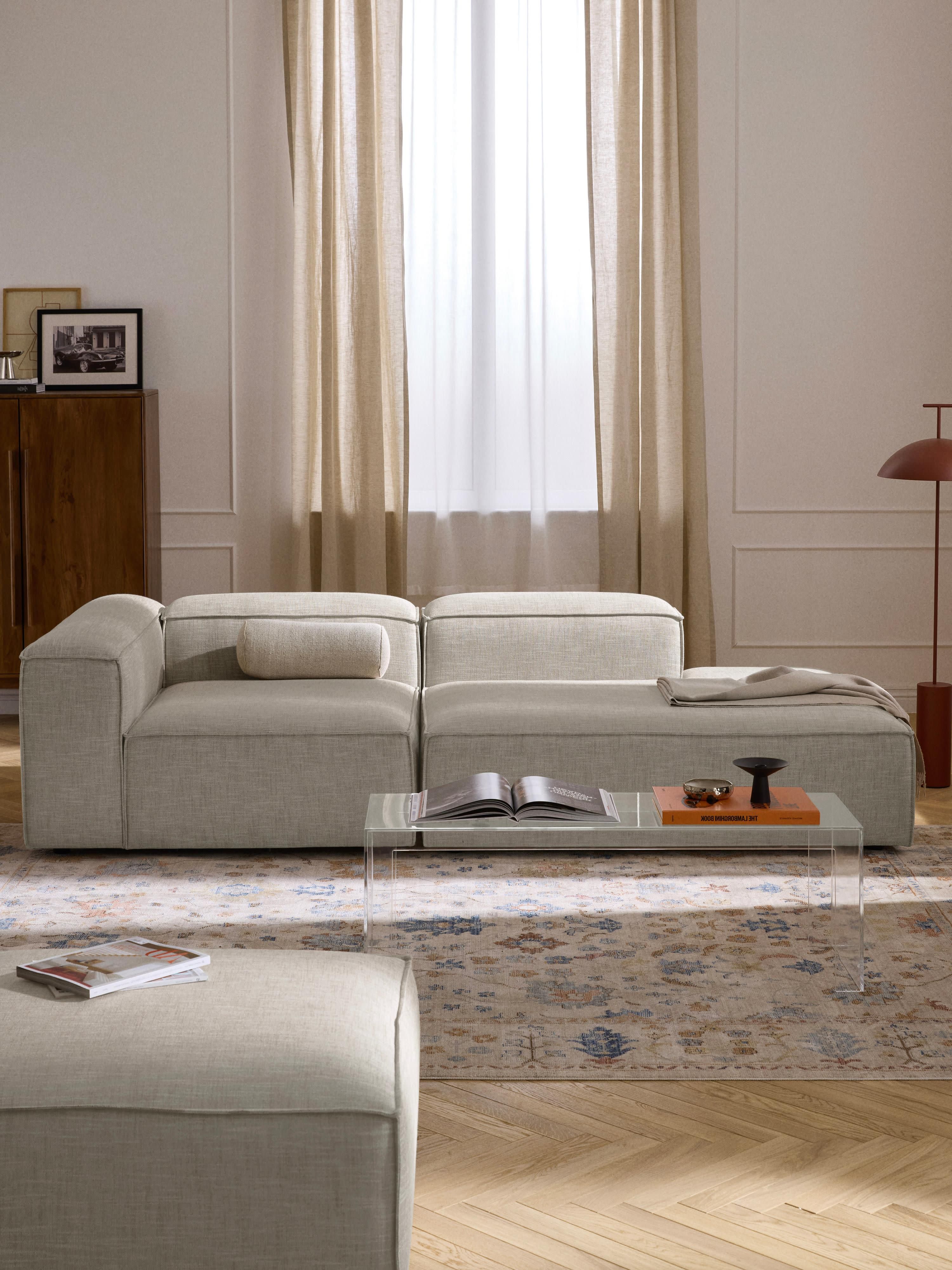 Modulaire chaise longue Lennon van linnenmix