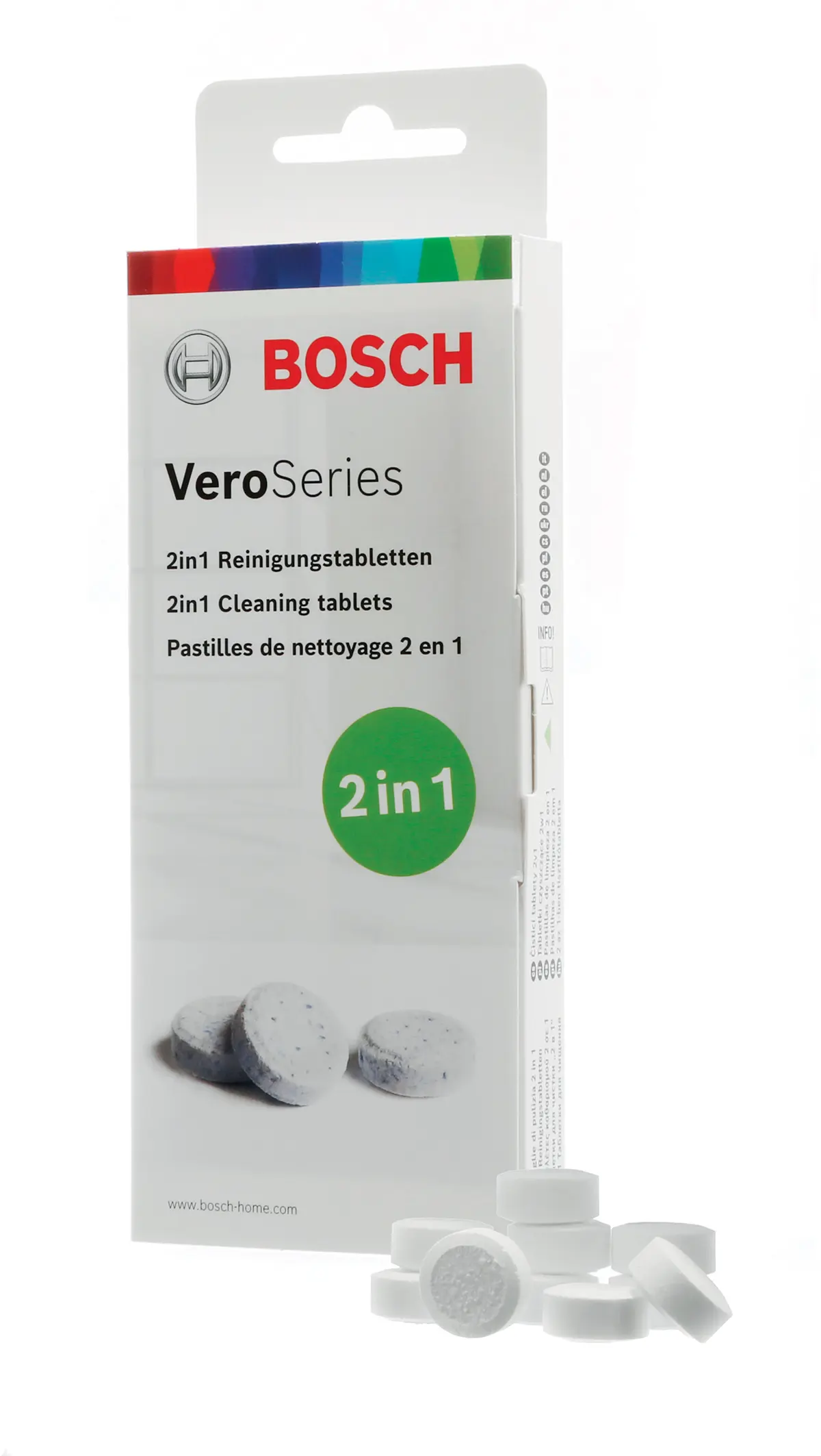 Reinigingstabletten geschikt voor volautomatische koffieautomaten - Bosch - 10 stuks 00312434 • TCZ8001A