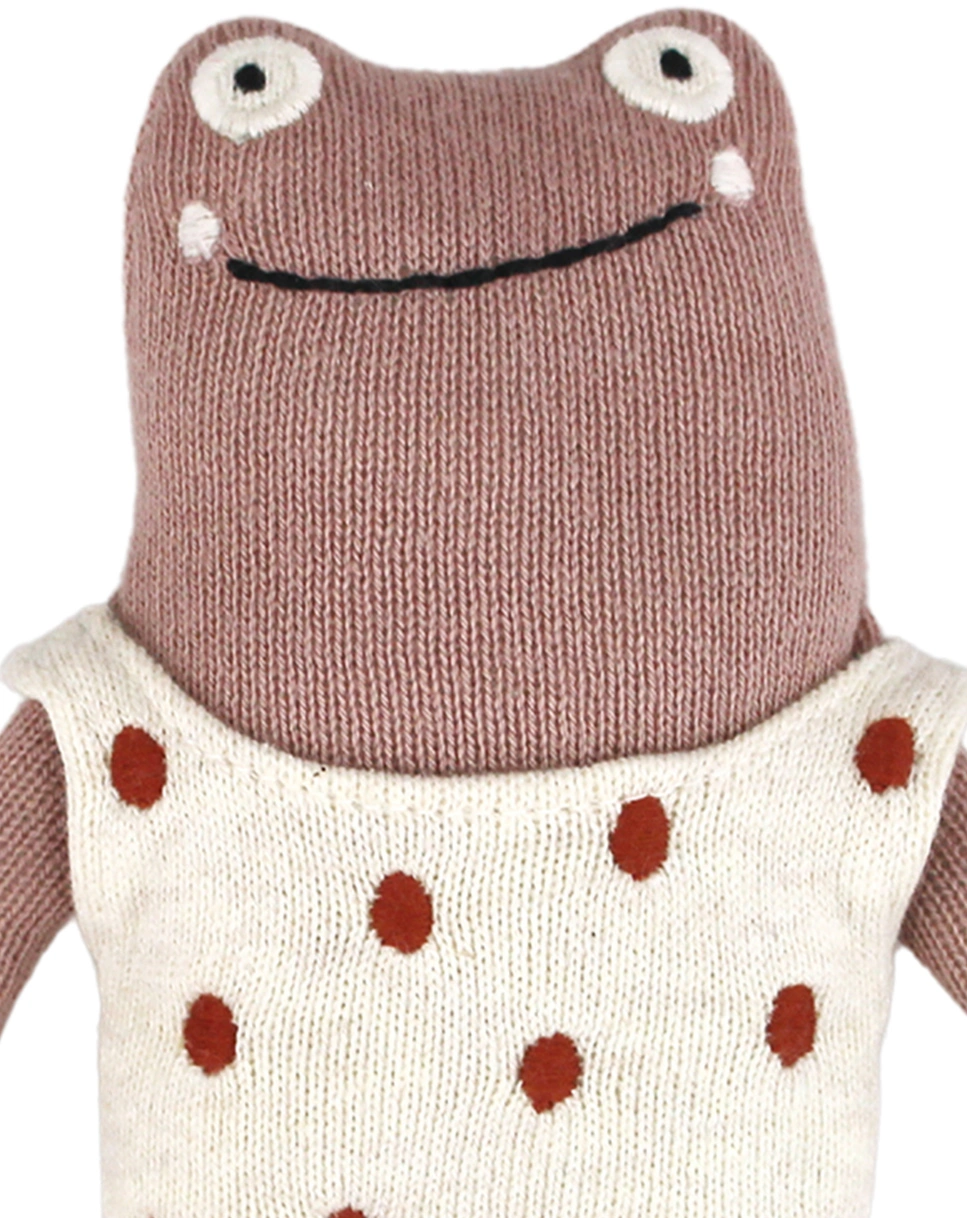 Stoffrassel FROSCH in rosa