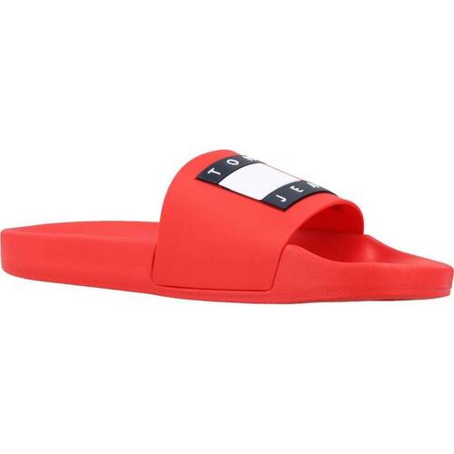 Tommy Jeans - POOL SLIDE ESS Rojo