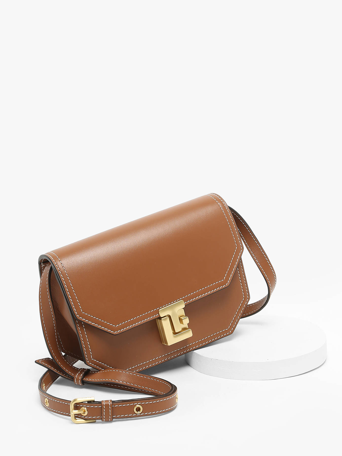 Sac bandoulire Rose cuir LE TANNEUR