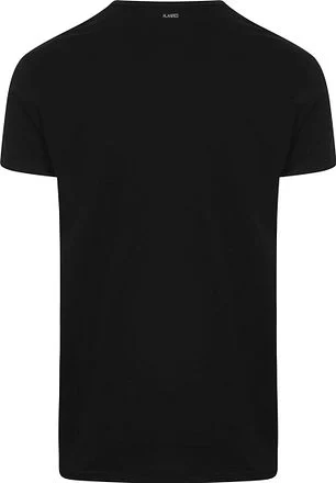 Alan Red V-Hals Dean T-Shirt (2Pack) Zwart 6661/2P/99 Dean T-shirt Black