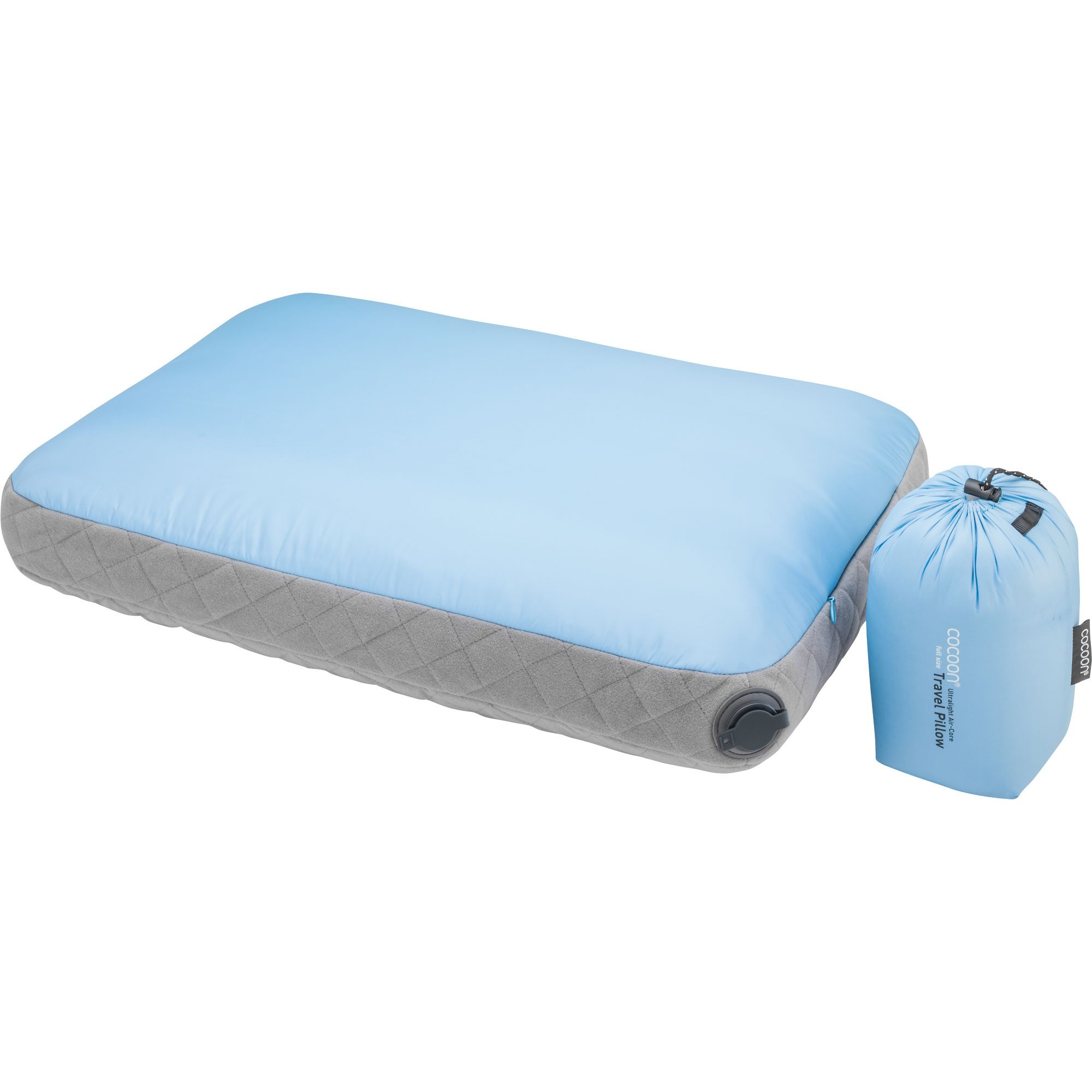 Cocoon Air Core Kissen Ultralight Größe 5 light-blue grey