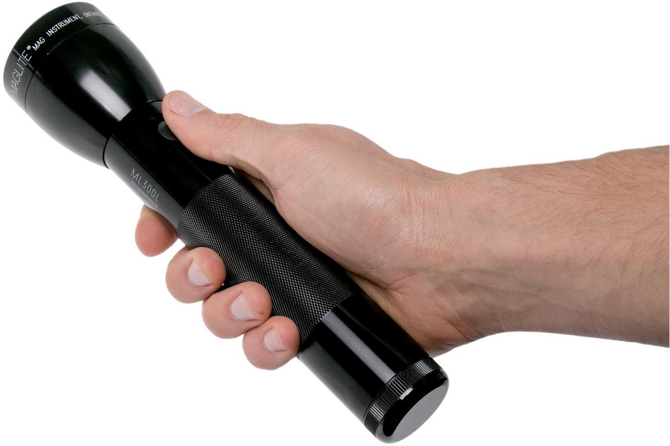 Maglite ML300L MagLed zaklamp 2-D cell, zwart