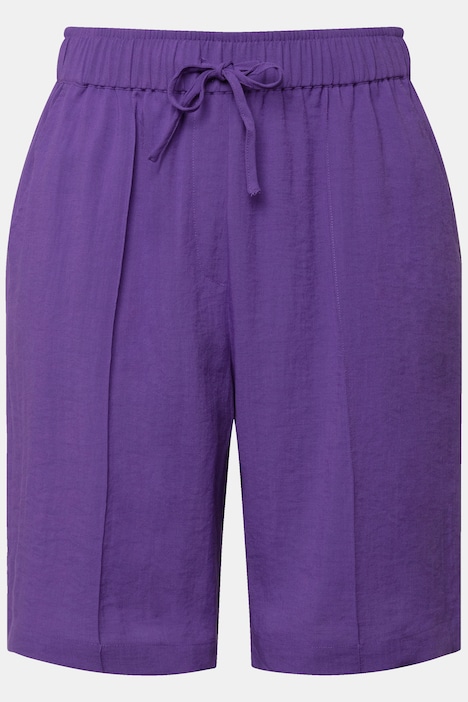 Shorts, weites Bein, Biesen, Elastikbund