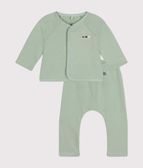 Ensemble 2 pièces en molleton bébé