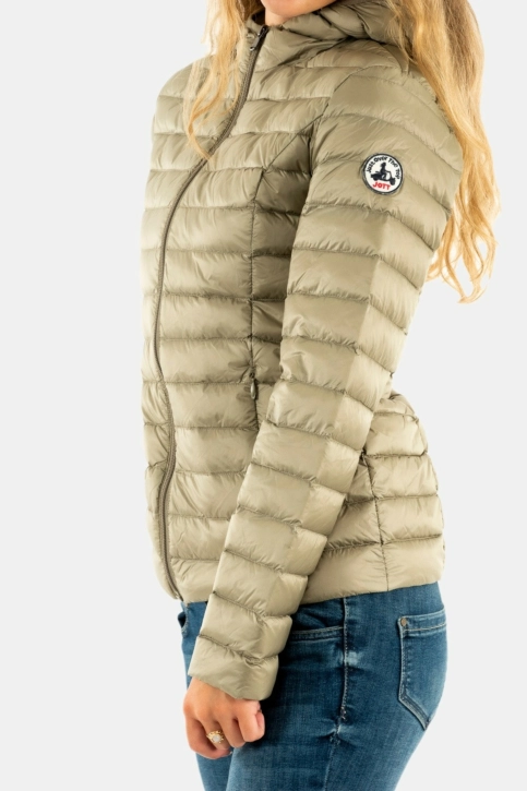 Doudounes jott doudoune cloe ml capuche 807 beige fonce