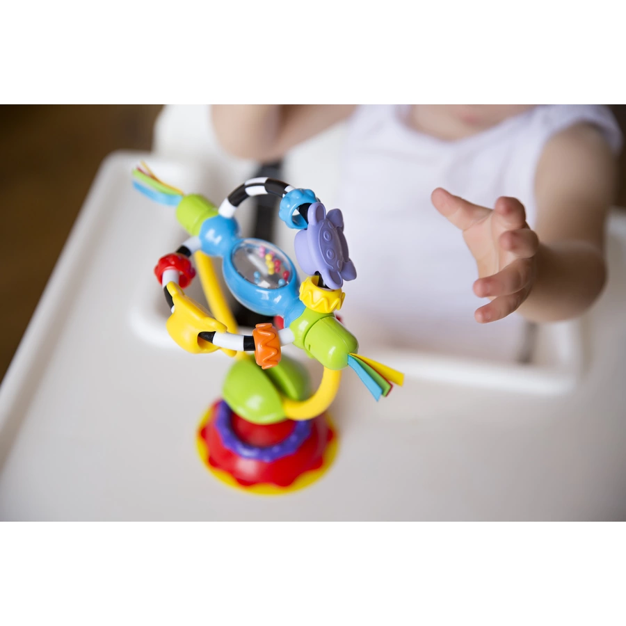 playgro Drehrassel mit Saugfuß für Tische und Hochstühle