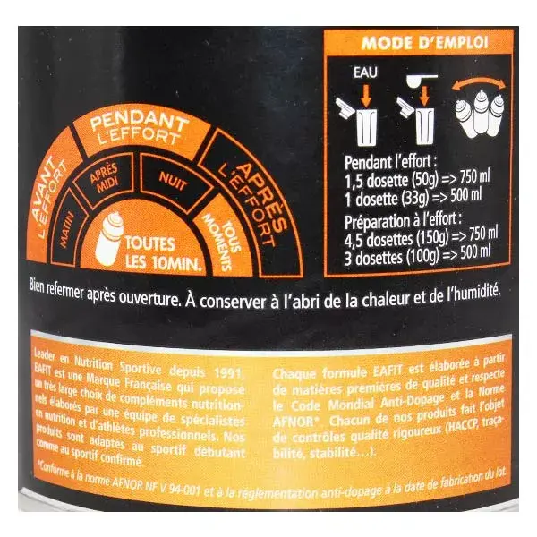 Bebida Energética Eafit +3H Sabor Limão 500g