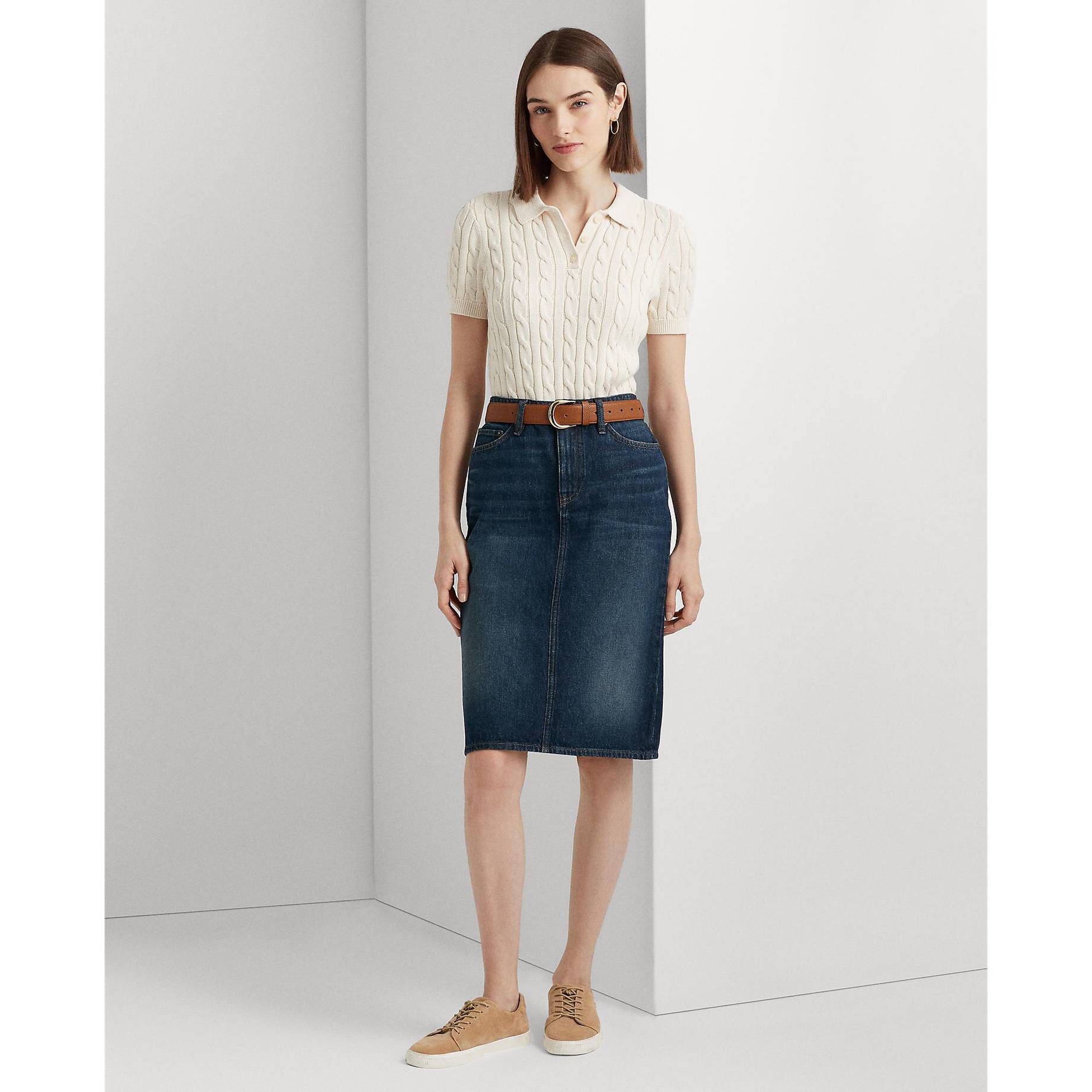Lauren Ralph Lauren| Damen Jeansrock