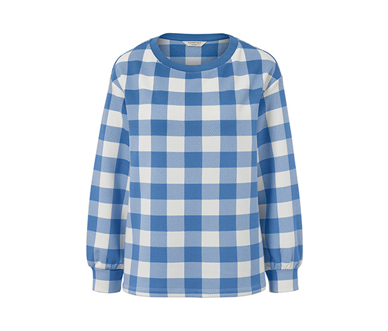 Kariertes Sweatshirt