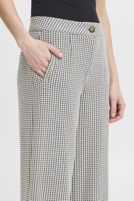 Ichi blauwe dames broek