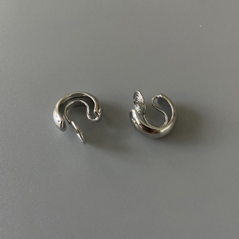 True Glam - Legering Open Hoop Oorbel