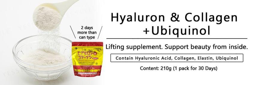 FINE JAPAN - Hyaluron & Collageen + Ubiquinol Q10 Poeder Refill