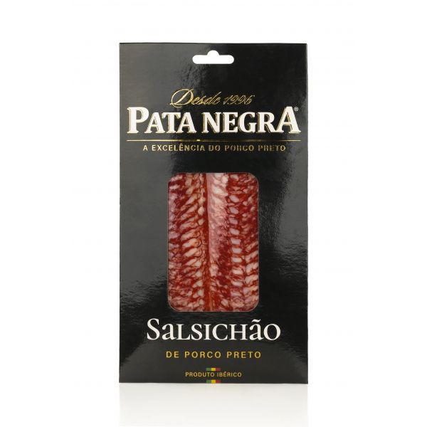 Pata Negra Salsichão Fatiado de Porco Preto Ibérico 80g