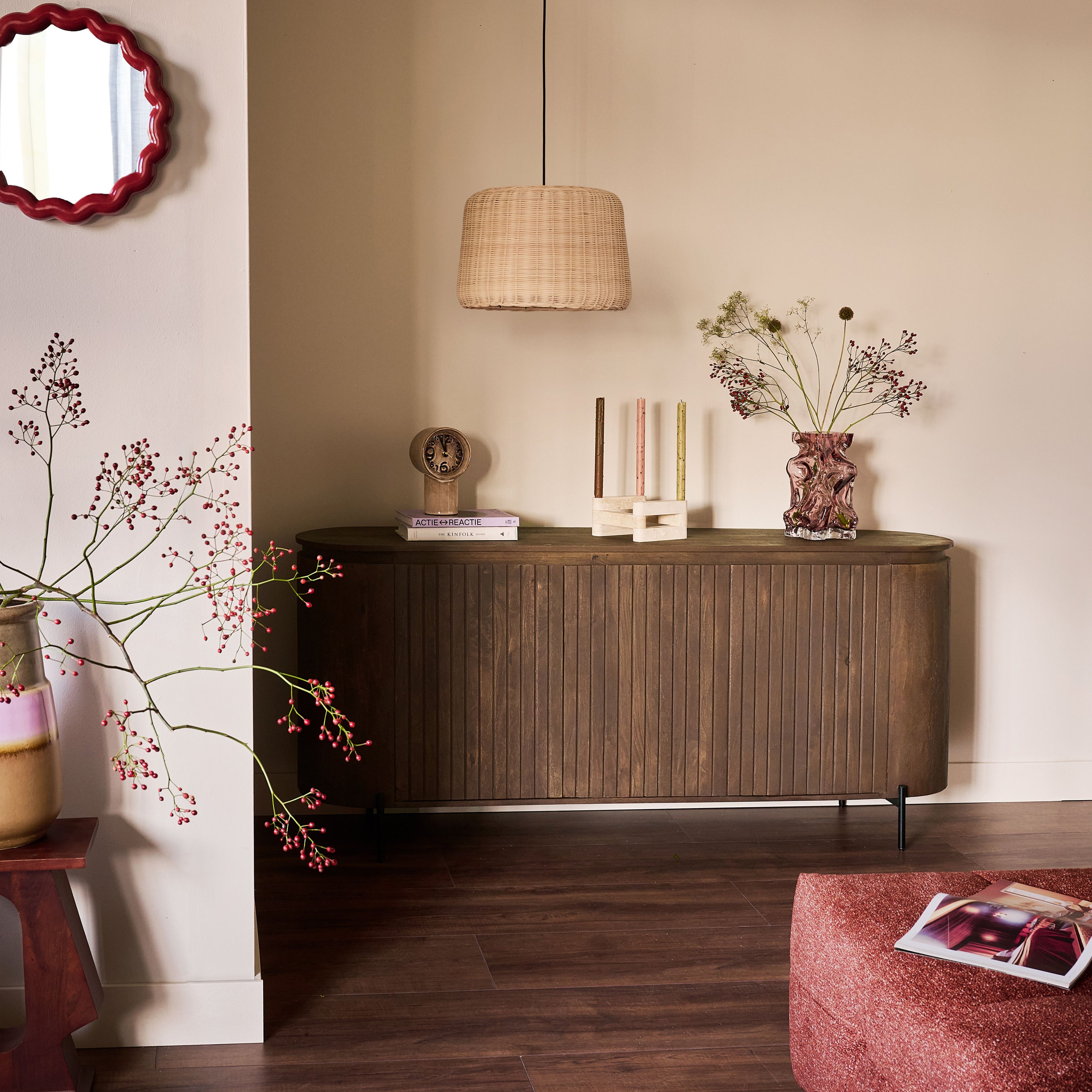 Ferm Living Newel Modular Kandelaar - Travertine