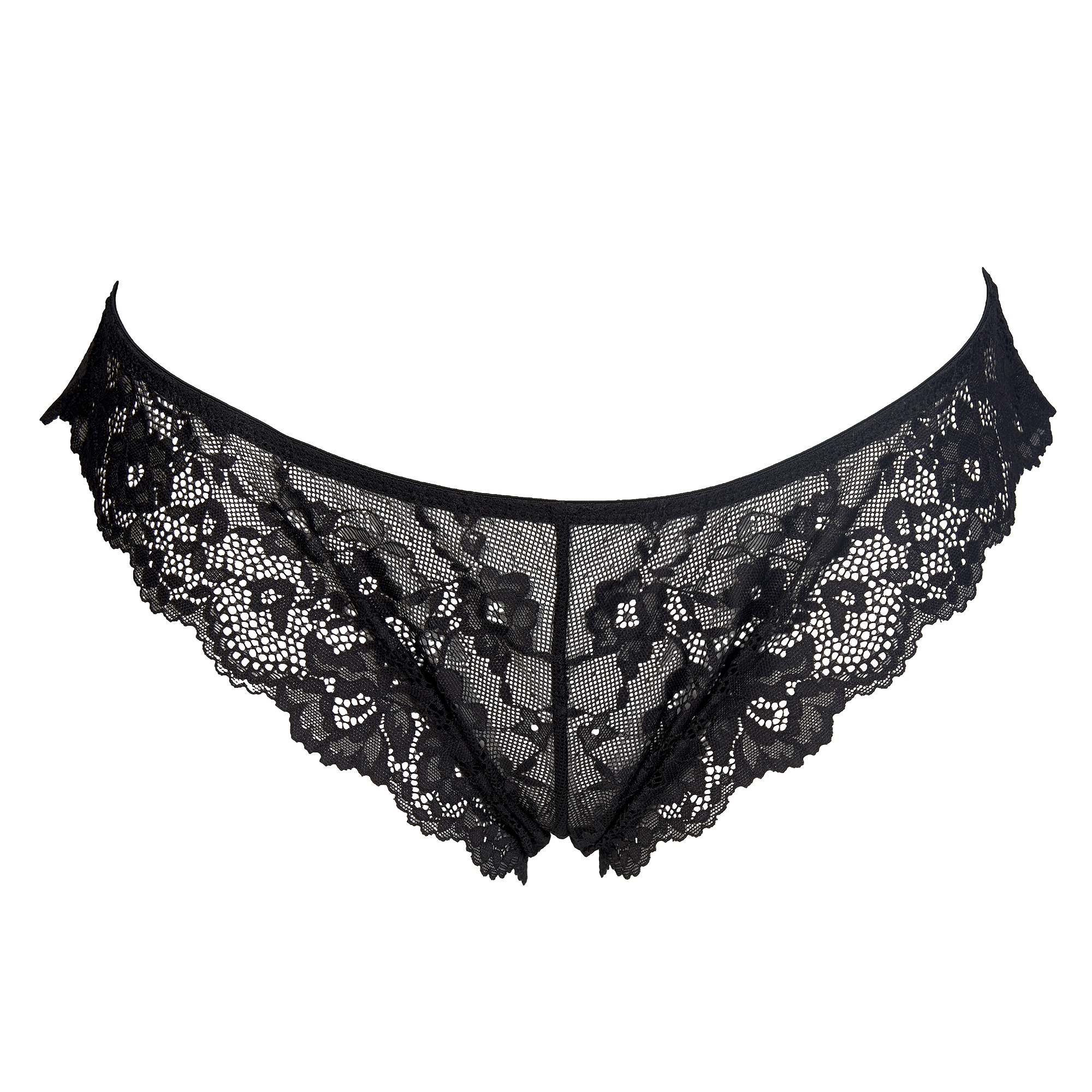 After Eden Brasilslip , mit floraler Spitze, feminin, bequem, weich, elastisch, eng