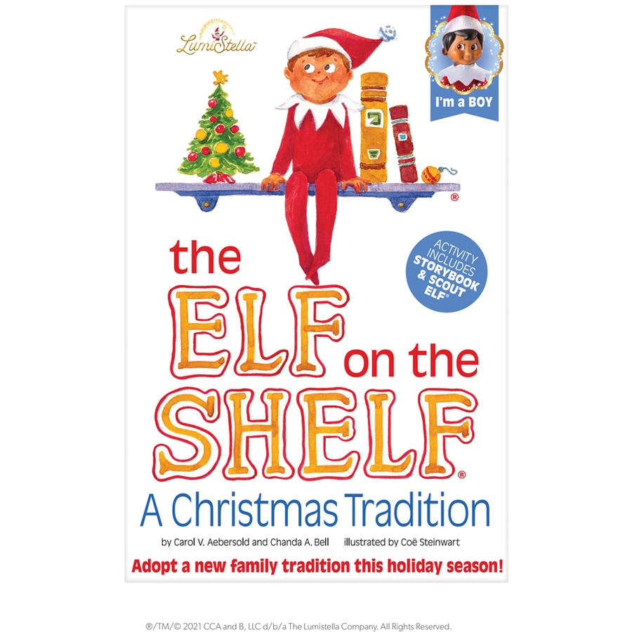 Elf on the Shelf The Elf on the Shelf® Box Set Junge Englisch Dark Mehrfarbig