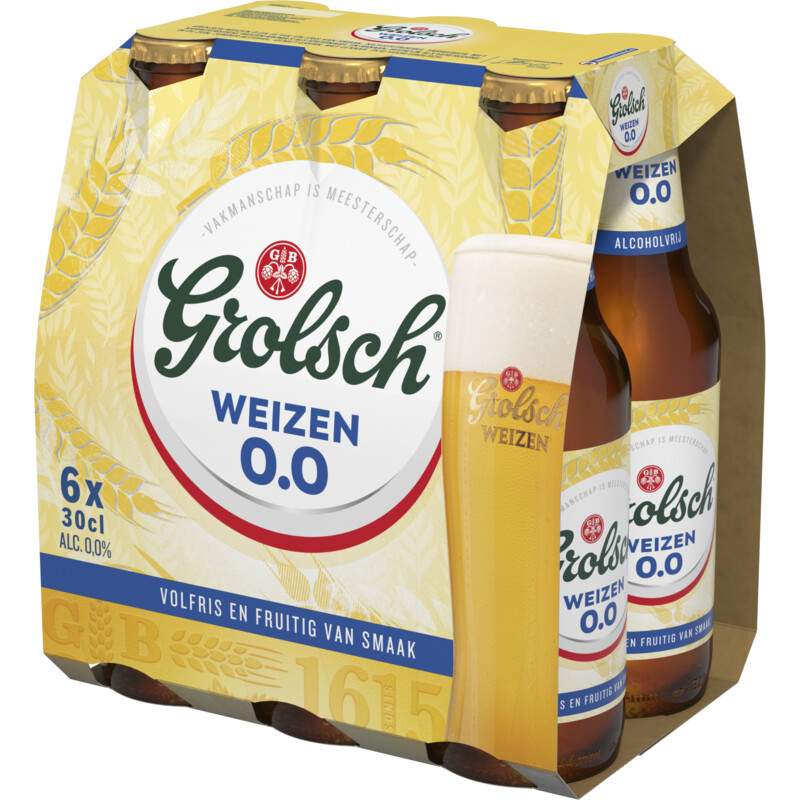 Grolsch Weizen alcoholvrij speciaalbier 6-pack