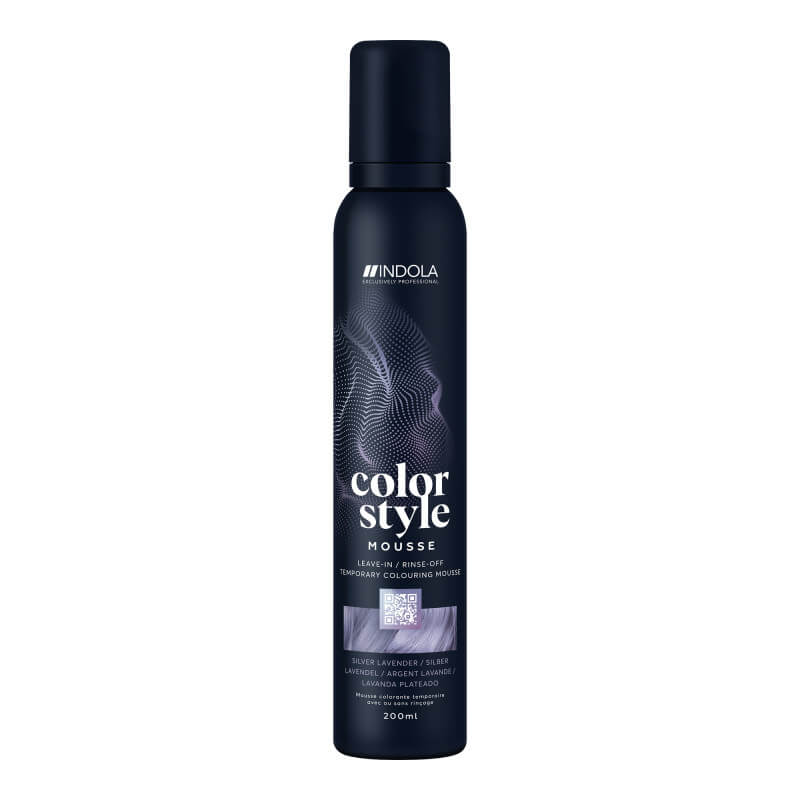 Mousse colorante coiffante argent lavande Indola Vegan 200ML
