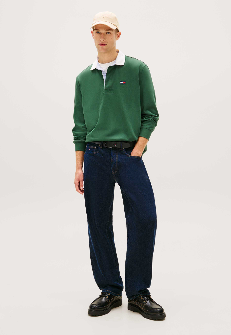 Tommy Jeans Relaxed Fit Rugbyshirt