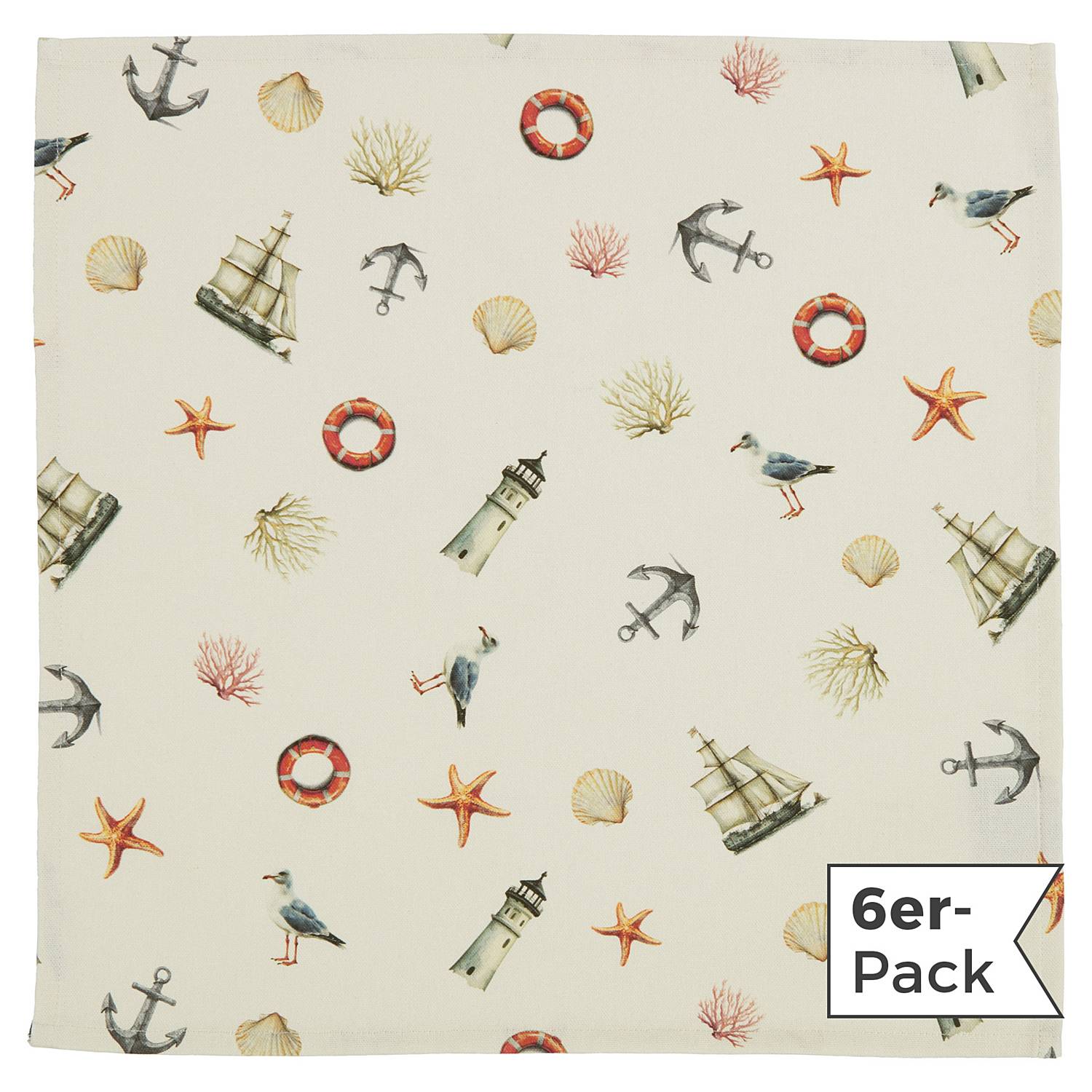 Erwin Müller Serviette im 6er-Pack