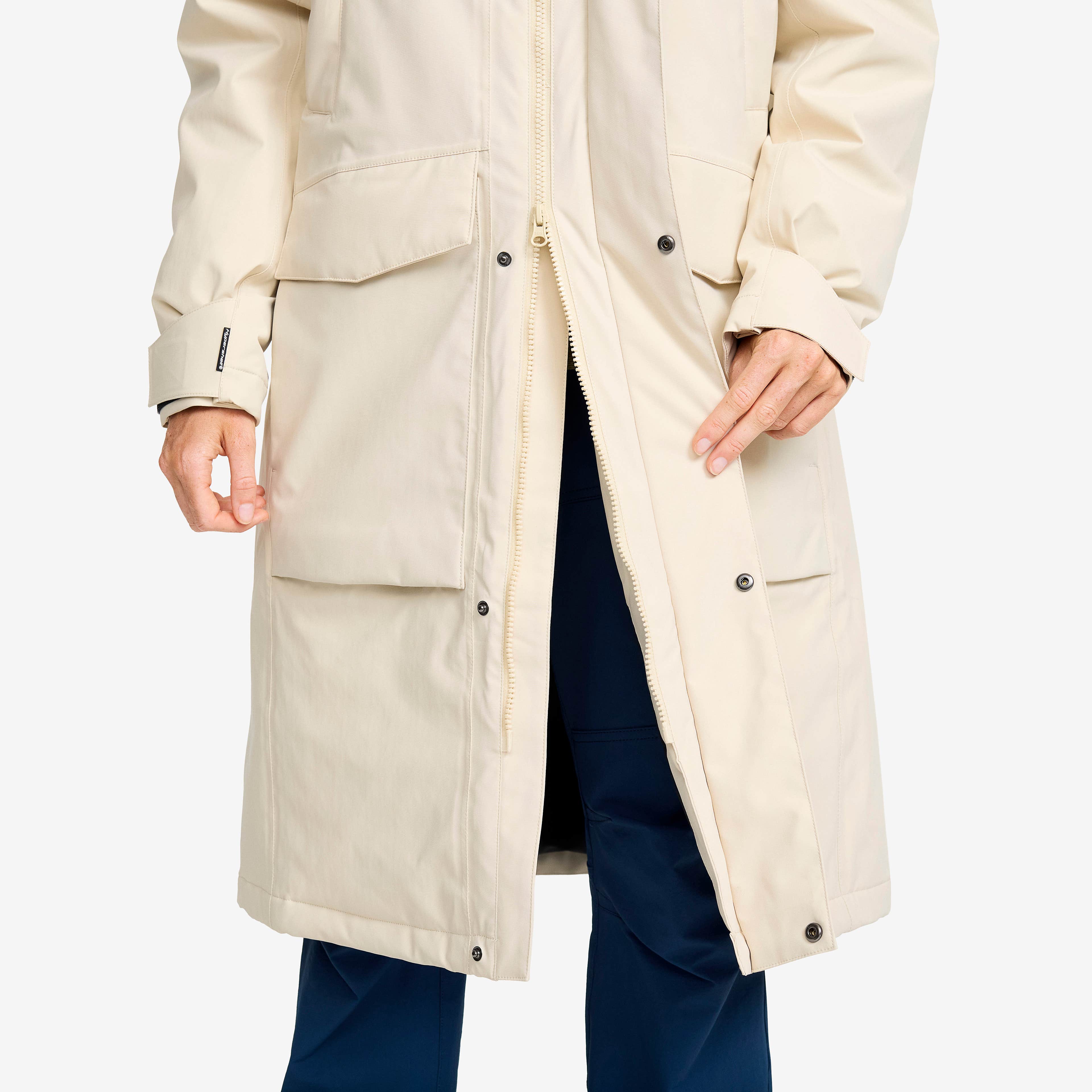 Rhyme 2L Insulated Parka Dame Oatmeal